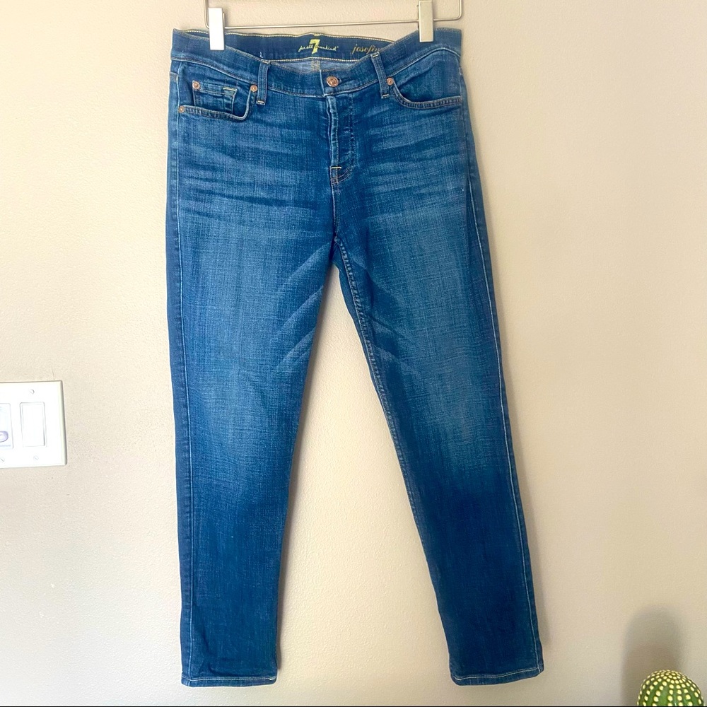 7 Jeans Josefina Skinny Boyfriend Size 28